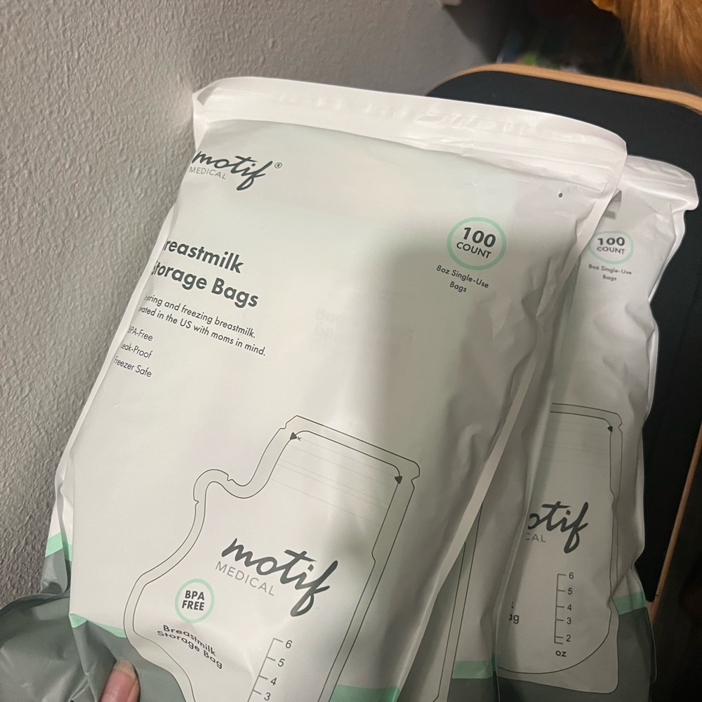 Motif Breastmilk Storage Bags 100 Count